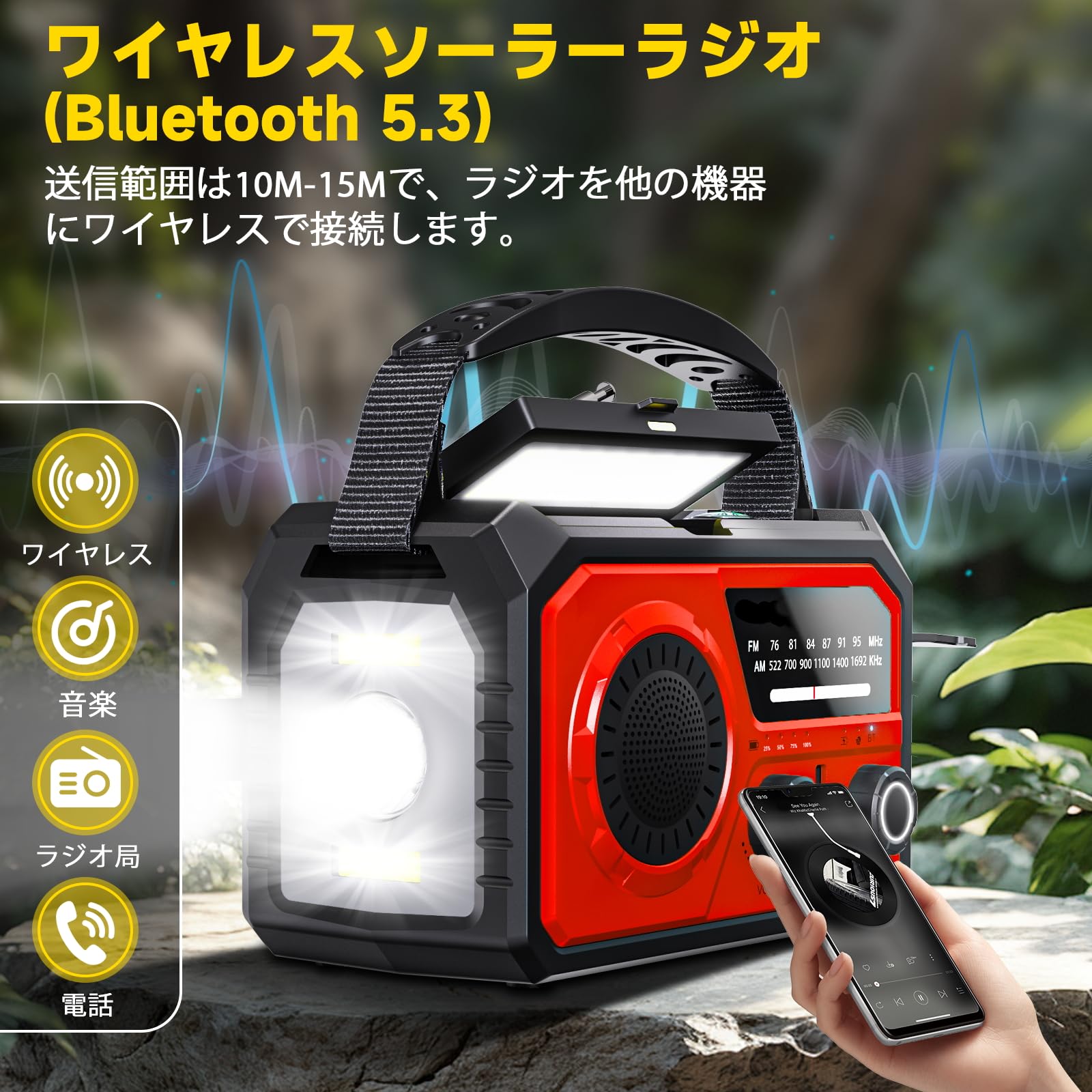 ❤防災士イチオシ❣17もの機能を備えた超多機能な防災ラジオ❤PSE認証済み Amazon.co.jp: 【2024 PSE認証済み16000mAhバッテリー付き】 多機能